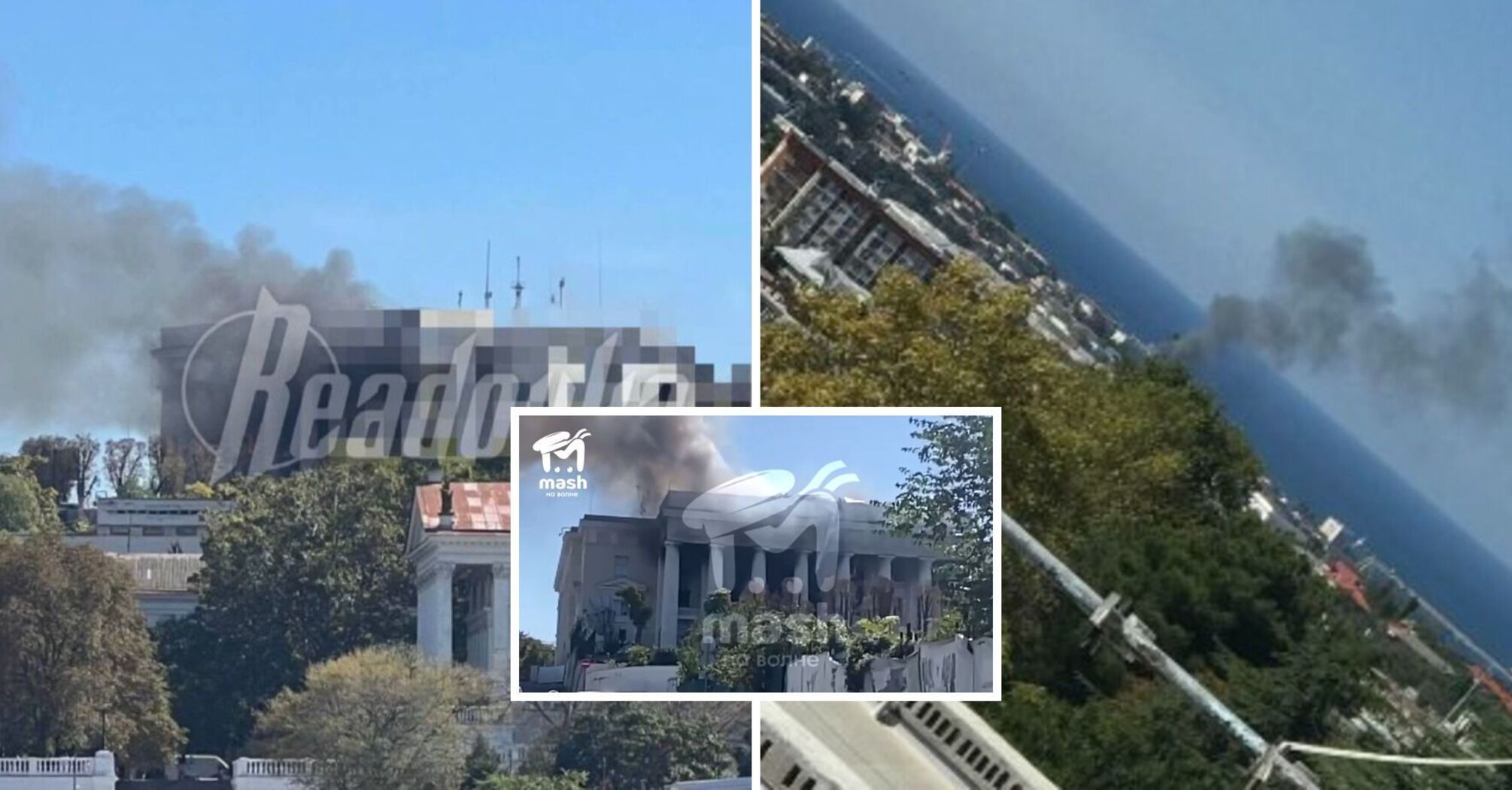 New footage has emerged of the aftermath of the attack of the Russian Black Sea Fleet headquarters in Crimea: Russians are hysterical. Photos and videos
