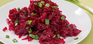 Budget beet salad without mayonnaise for every day