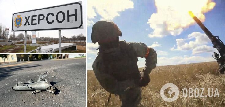 Russians shell Kherson; woman dies and fire breaks out
