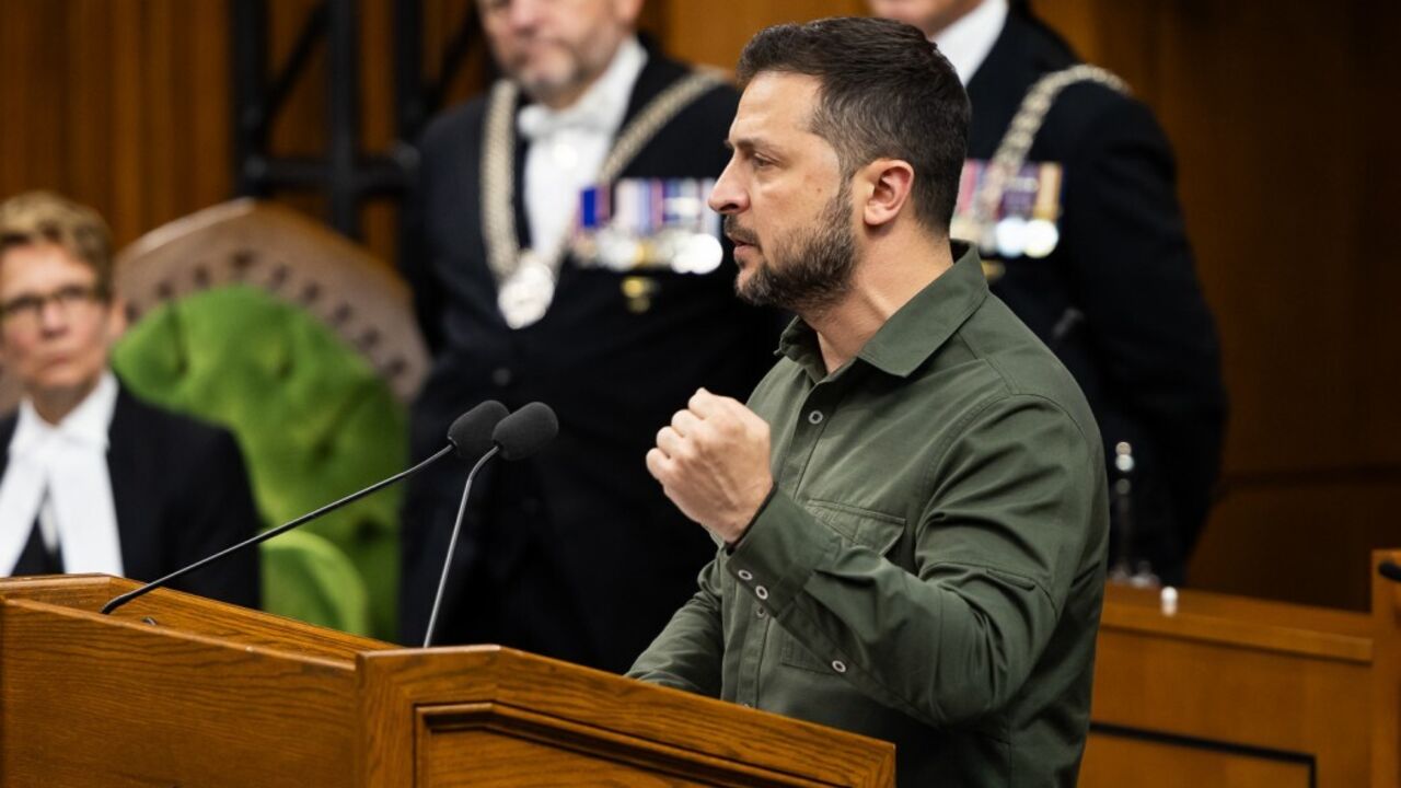 Volodymyr Zelensky in Canada