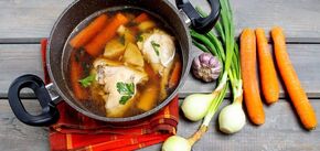 How to cook perfect chicken broth so that it is rich and lean