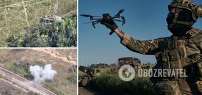 AFU hits an enemy firing position; a drone catches up fleeing occupiers. Video