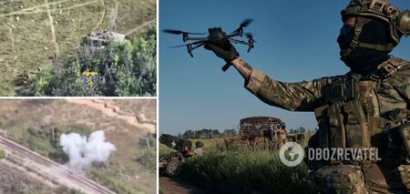 AFU hits an enemy firing position; a drone catches up fleeing occupiers. Video