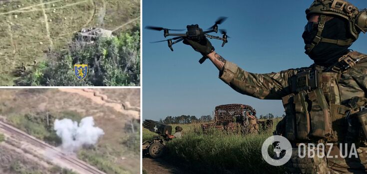 AFU hits an enemy firing position; a drone catches up fleeing occupiers. Video