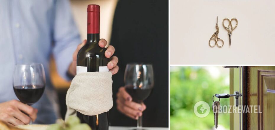 How to open wine without a corkscrew: the most interesting ways