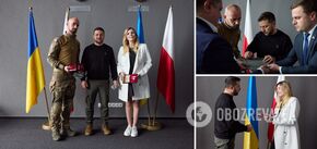 Zeleński odwiedził Lublin w drodze na Ukrainę i podziękował Polsce za wsparcie i solidarność. Wideo