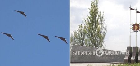 Myśliwiec zestrzelił dwa drony wroga nad regionem Zaporoża