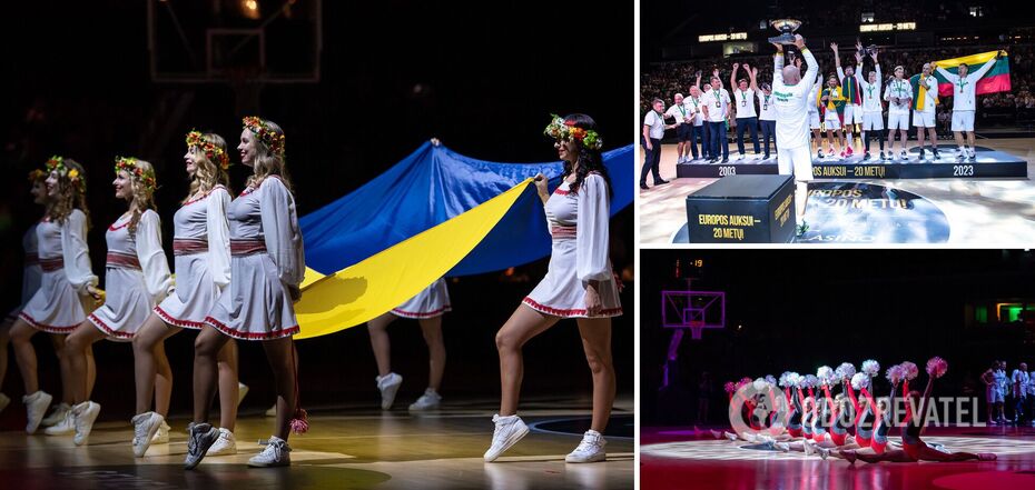Ukrainians from REDFOXES performed at the match dedicated to the 20th anniversary of the Lithuanian national team's victory at EuroBasket