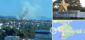 Trawa nagle 'zapaliła się' w Sewastopolu podczas nalotu i 'zagrożenia ATACMS'. Zdjęcie