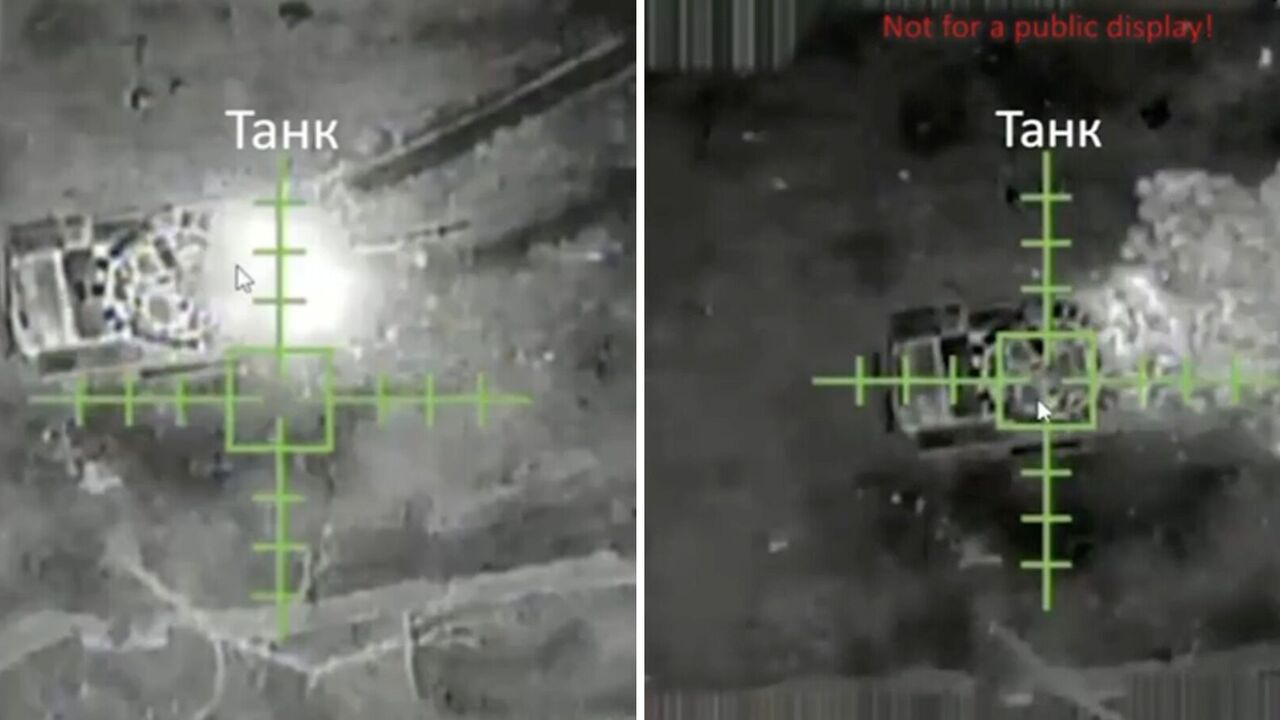 Elimination of a tank of the occupation forces