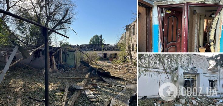 Zdjęcia i filmy z następstw strajków okupantów w obwodzie chersońskim w dniu 24 września