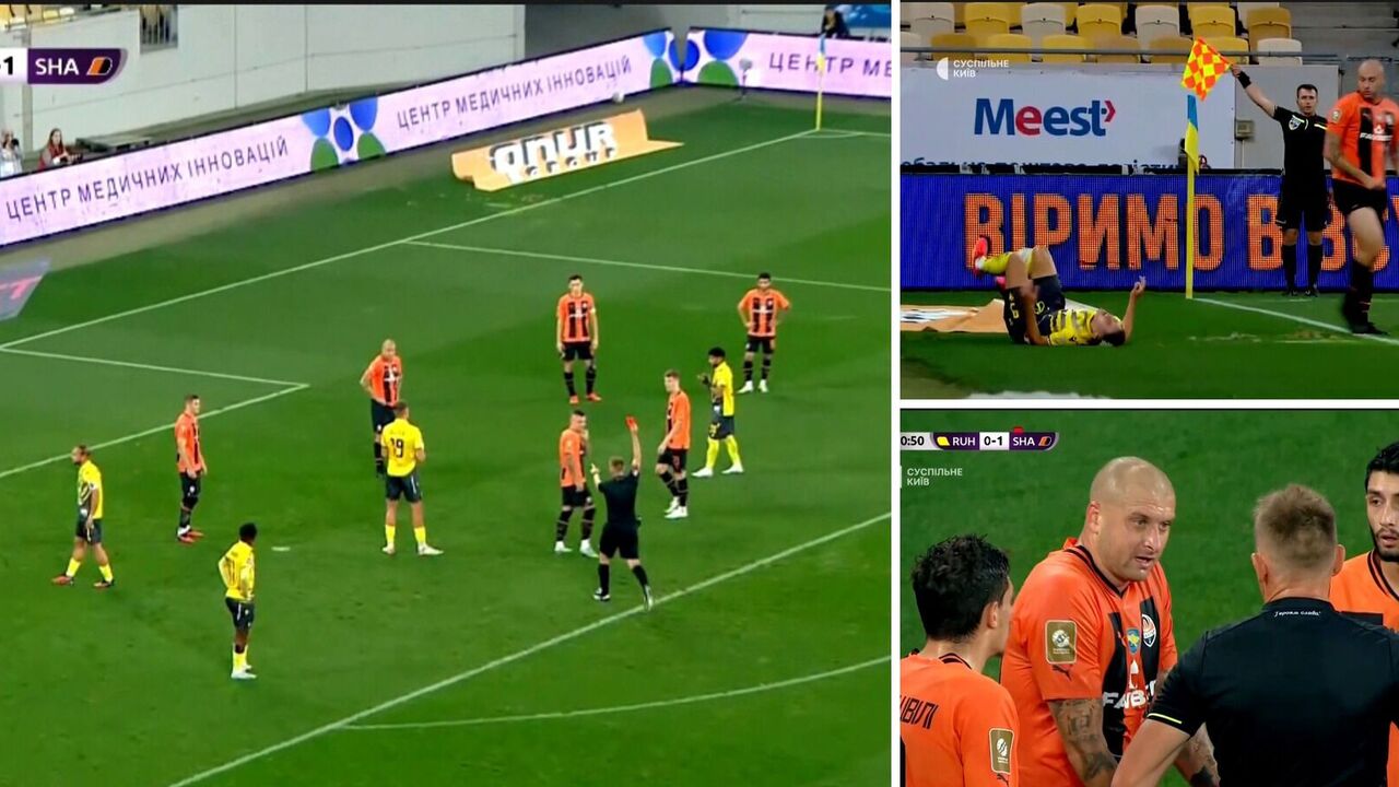 Rakytskyi kicked off the pitch in the UPL match. Video