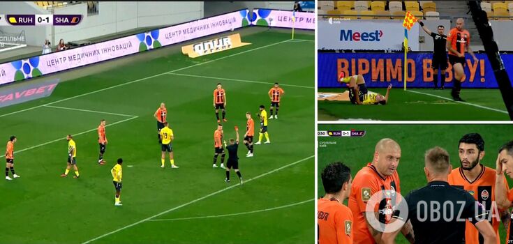 Rakytskyi kicked off the pitch in the UPL match. Video