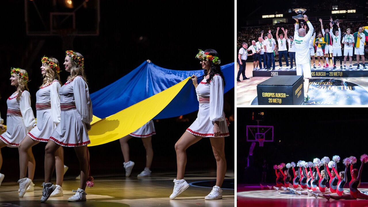 Ukraińcy z REDFOXES wystąpili na meczu poświęconym 20. rocznicy zwycięstwa reprezentacji Litwy na EuroBaskecie