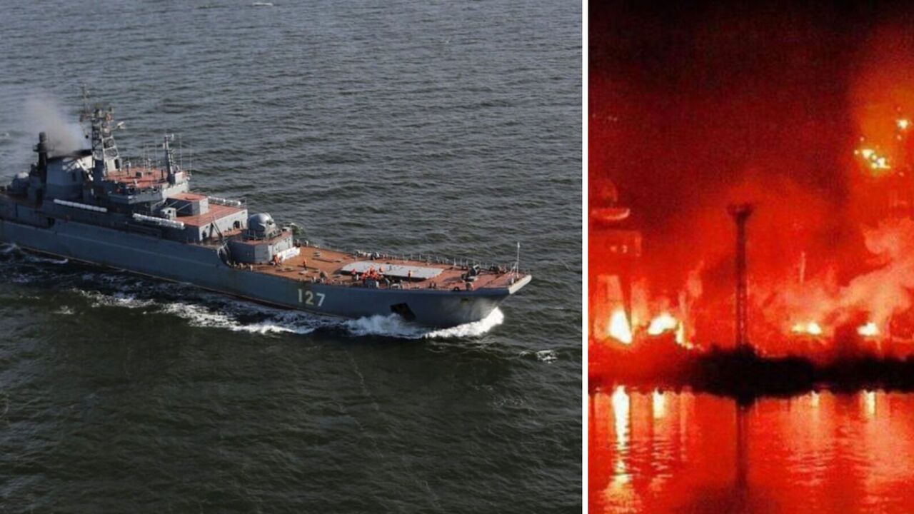 The Ukrainian Armed Forces disclosed enemy losses as a result of a strike on the ropucha-class landing ship "Minsk": all the details