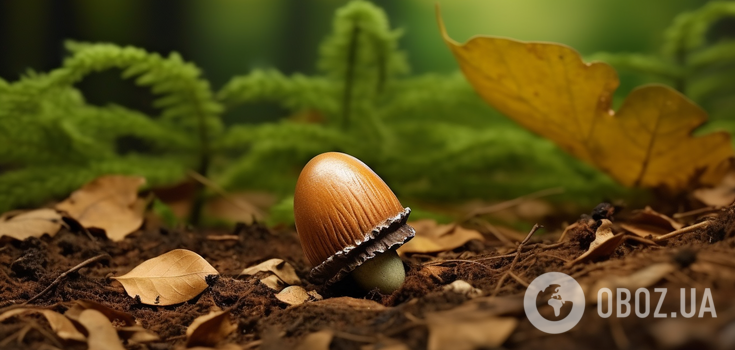 Find the acorn: an autumn puzzle that will confuse anyone