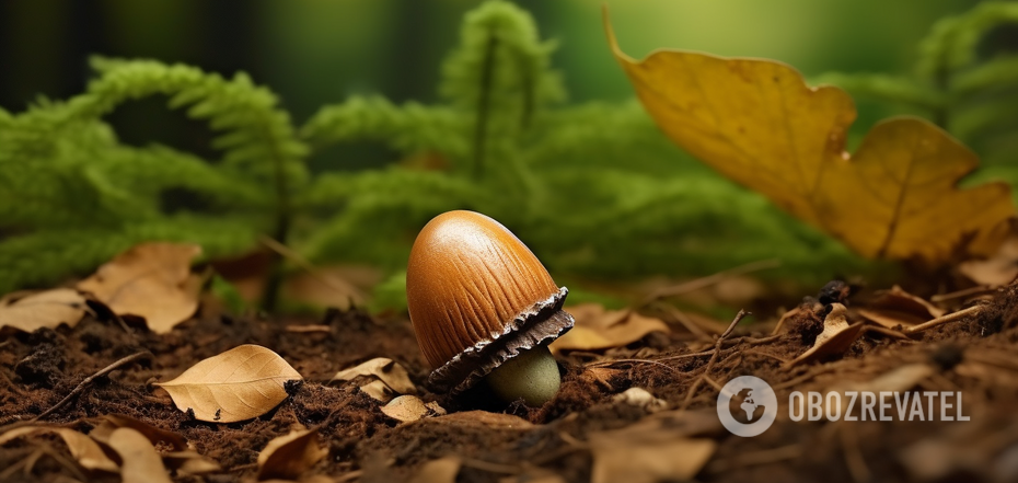 Find the acorn: an autumn puzzle that will confuse anyone