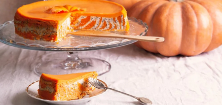 Like Zebra Pie: a recipe for a bright pumpkin casserole with cottage cheese