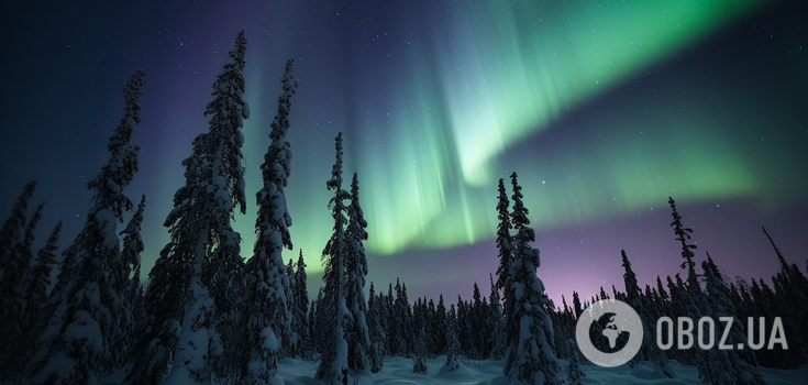 Red pillars of the aurora borealis seen in Ukraine: photos of an impressive sight