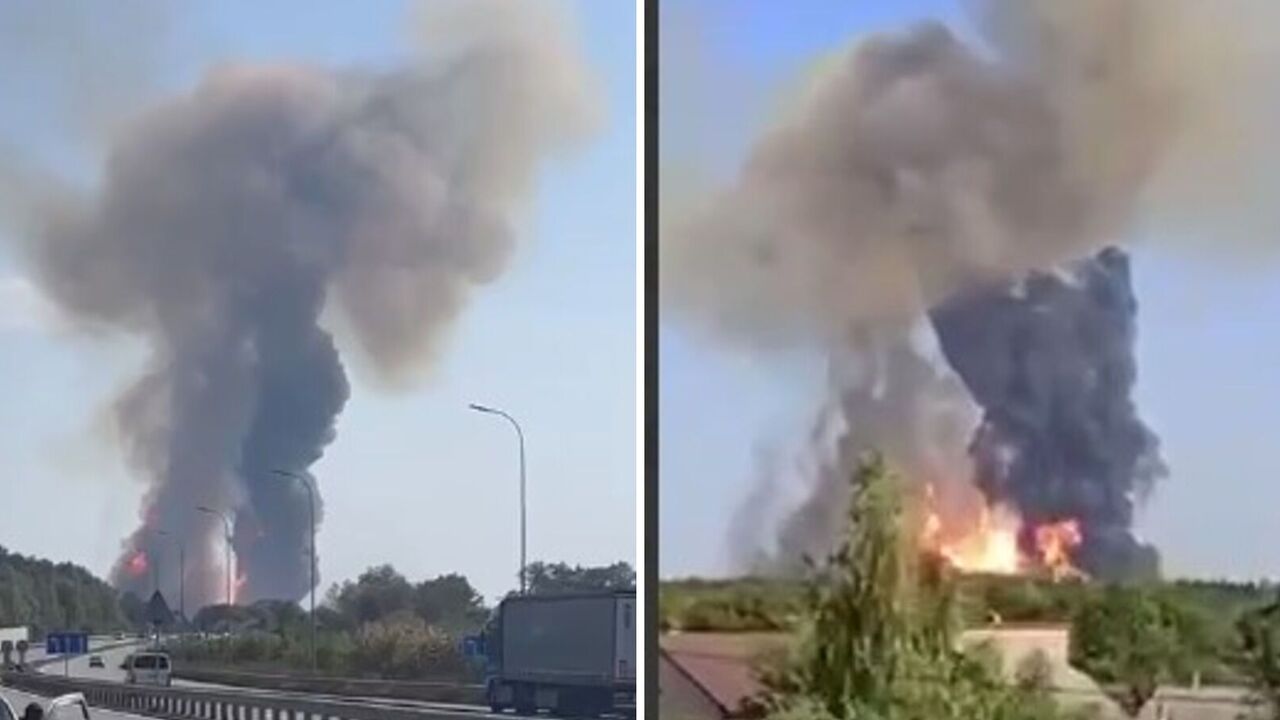 W obwodzie połtawskim doszło do eksplozji, uniósł się dym: zgłoszono awarię gazociągu. Wideo