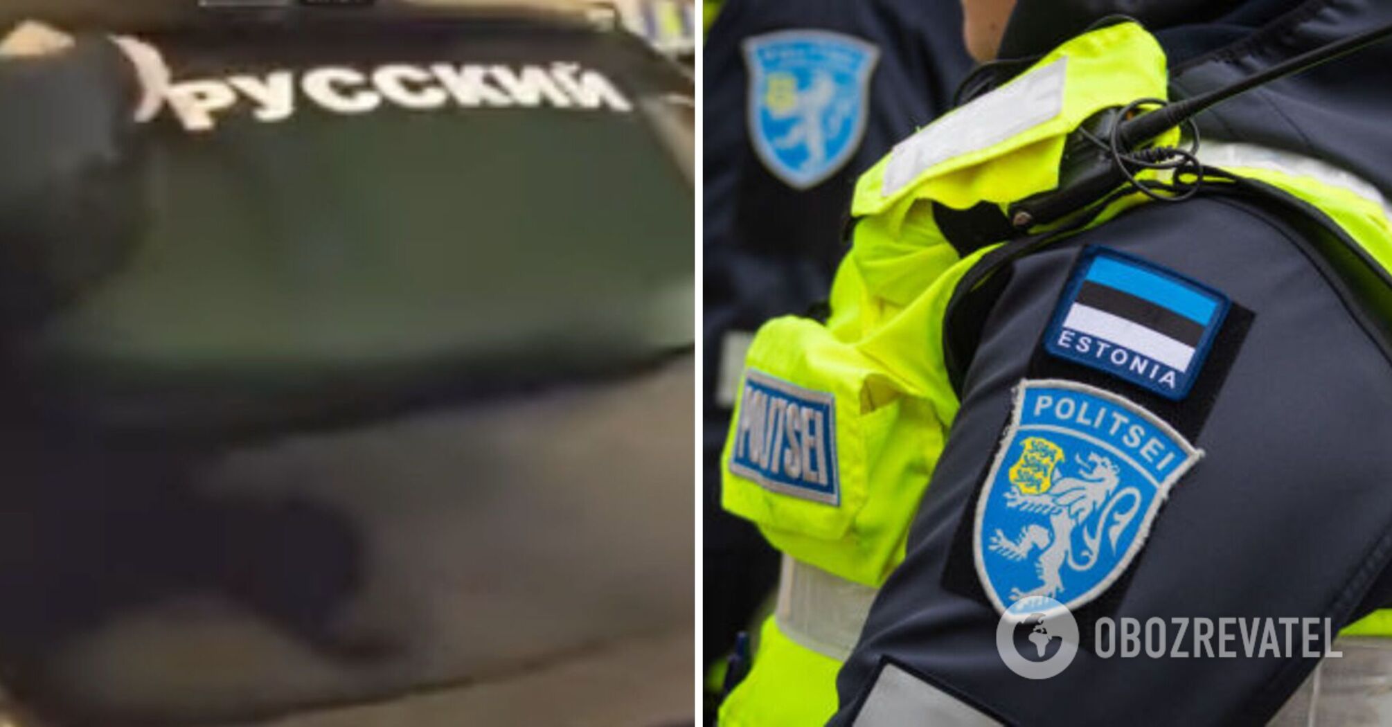 Russians in Tallinn threw a hysterical tantrum because the police forced them to remove "I am Russian" stickers from their cars. Video