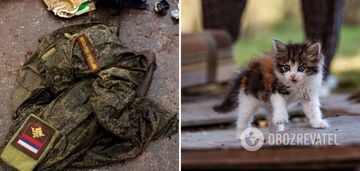 Zamiast Łady, pierogów lub ryby: matka zlikwidowanego okupanta na Ukrainie otrzymała kociaka. Wideo