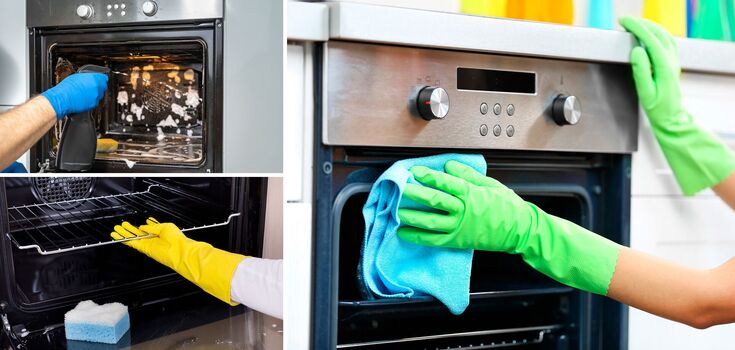 How to quickly remove all the dirt in the oven: a simple folk method