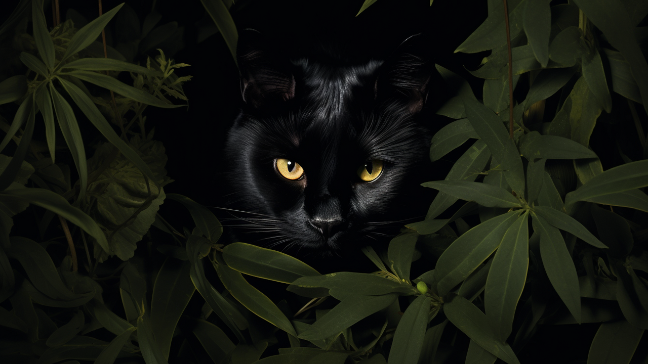 Find the strange black cat: only the smartest will see the difference in 15 seconds