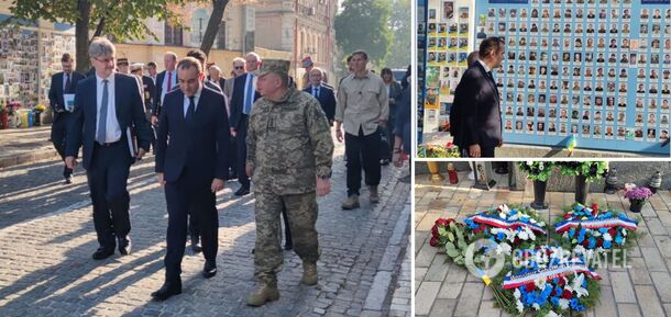 French Defense Minister arrives in Ukraine on a visit. Photo