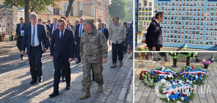 French Defense Minister arrives in Ukraine on a visit. Photo
