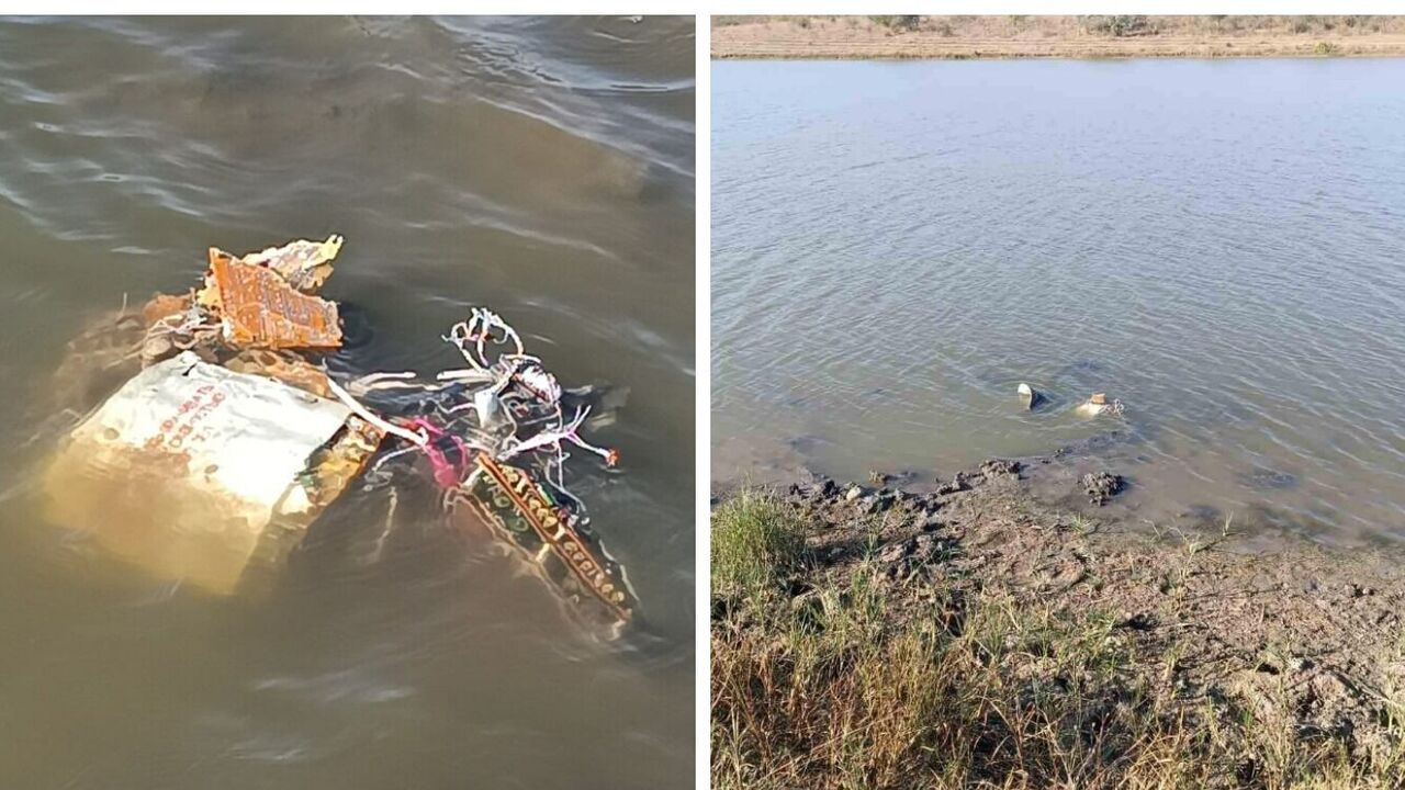 Missile debris found in a lake in Moldova: experts are studying it. Photo