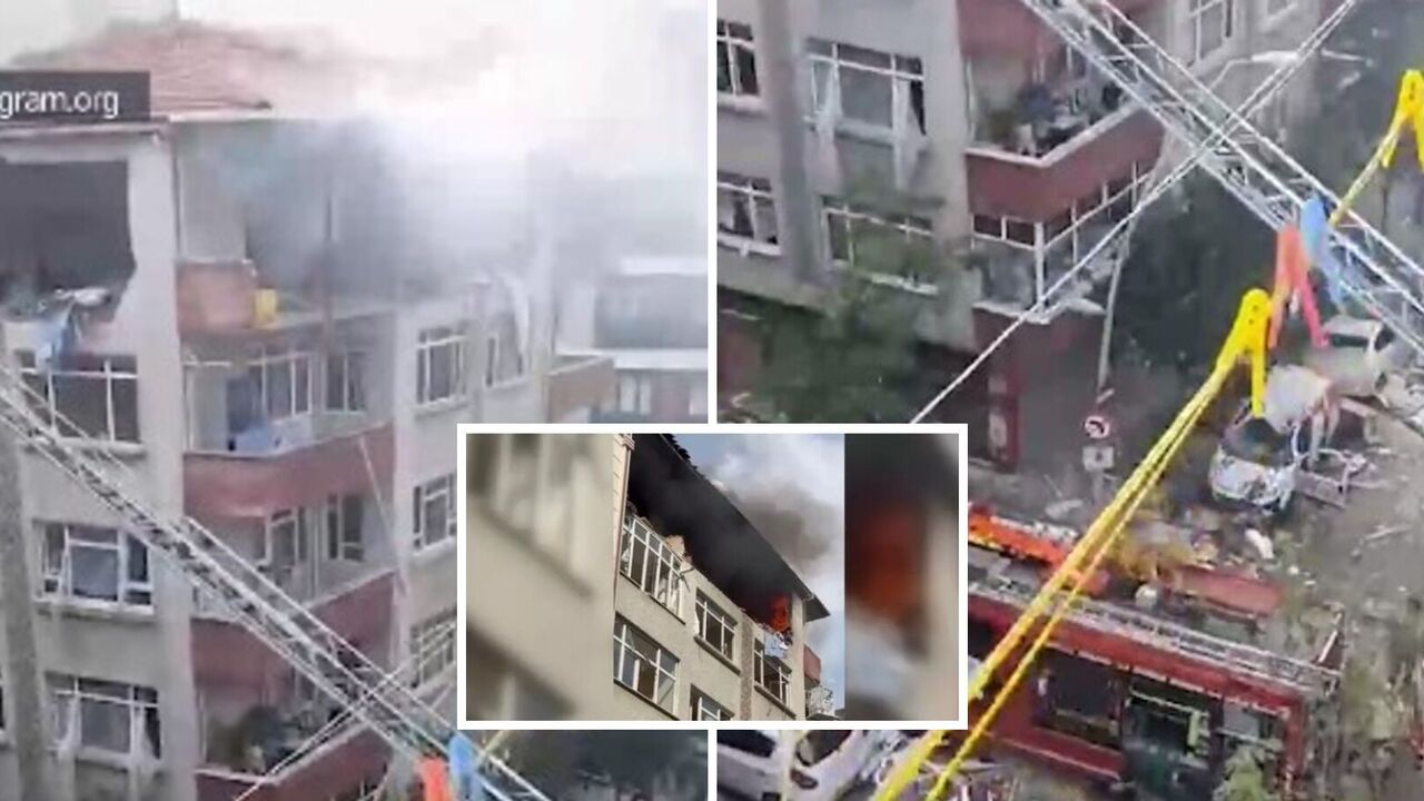 A powerful explosion heard in a high-rise building in Istambul: there are victims. Video