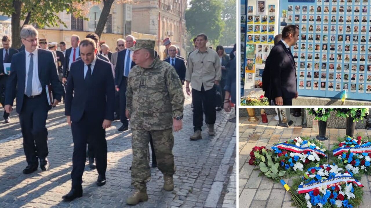 Francuski minister obrony przybywa z wizytą na Ukrainę. Zdjęcie