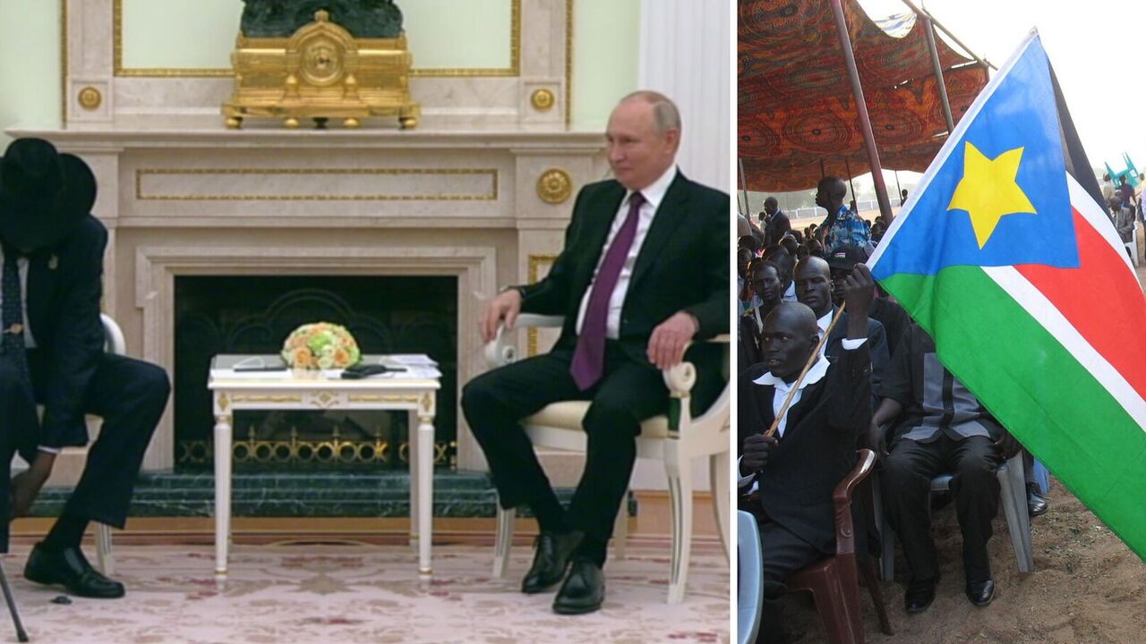 Meeting between the President of South Sudan and the President of the aggressor country Russia