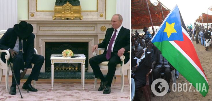 Meeting between the President of South Sudan and the President of the aggressor country Russia
