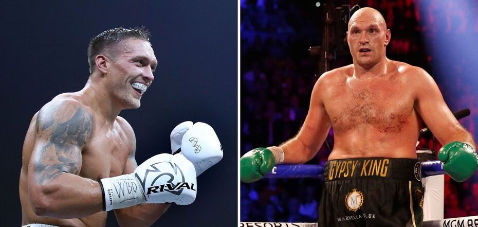 Tyson Fury and Oleksandr Usyk