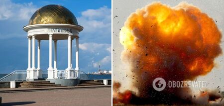Explosion in Berdiansk