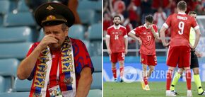 'Swing after swing' of the Russian national football team caused laughter on the Internet