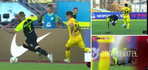 Midfielder suffered a 'very strange injury' during the Cup of Ukraine: the video gained 230,000 views
