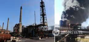 Russian occupation forces attack a plant in Donbas