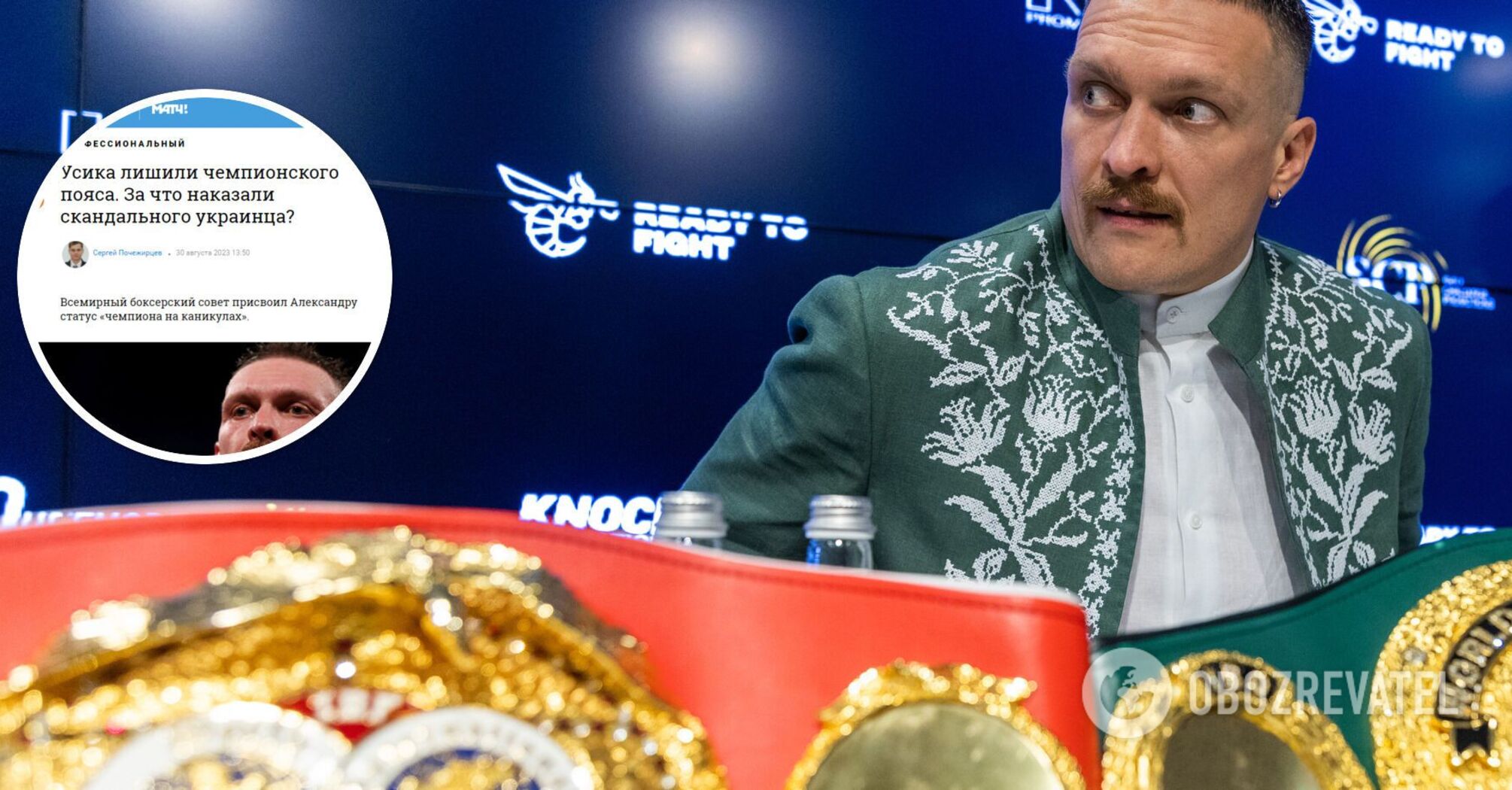"Usyk został pozbawiony pasa mistrzowskiego". Rosyjskie media znalazły powód, by otruć Ukraińca