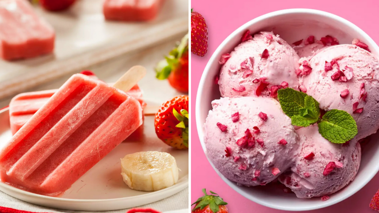 Egg-free, sugar-free and lactose-free ice cream