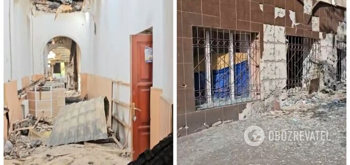 'Zdemilitaryzowane' ławki i ściany: okupanci uderzyli w salę gimnastyczną w Chersoniu. Wideo