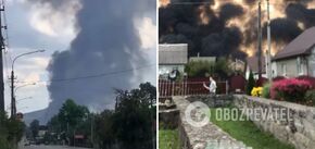 Fire raged in Prykarpattia: there was an oil pipeline rupture with subsequent fire. Photo and video