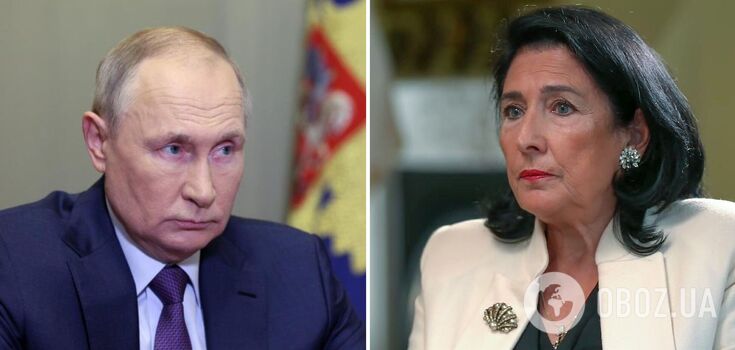 Georgian president admits Russian Federation will attack the country again if "Ukraine falls"