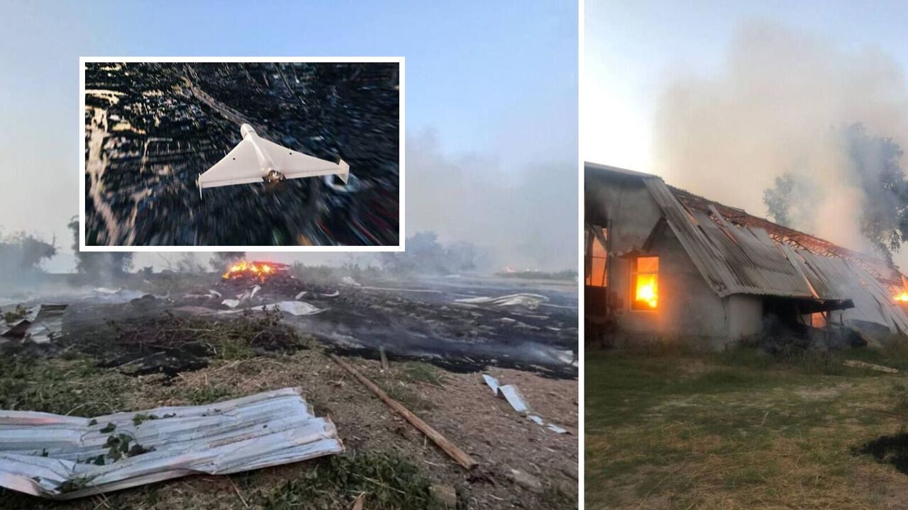 Okupanci zaatakowali region Odessy za pomocą bezzałogowych samolotów: zniszczone budynki i maszyny rolnicze. Zdjęcie