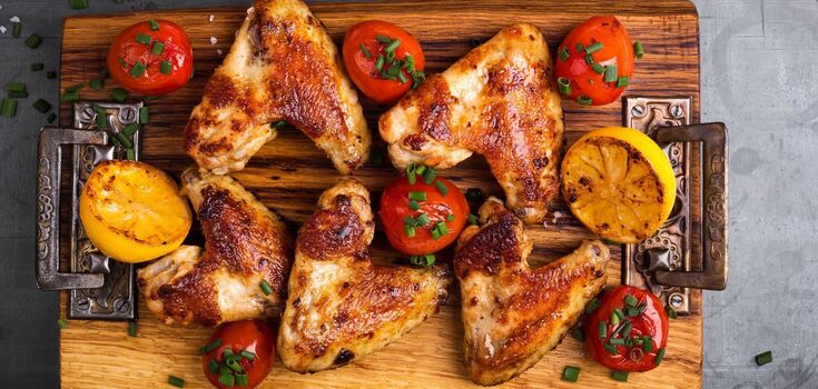 The most delicious golden wings in a soy-honey marinade: baked in the oven