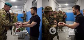 Zeleński odznaczył ukraińskich wojskowych, zasłużonych w walkach o Donbas. Zdjęcie