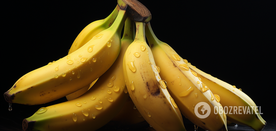 Skąd się wzięła czarna grudka na czubku banana: czy można ją zjeść?