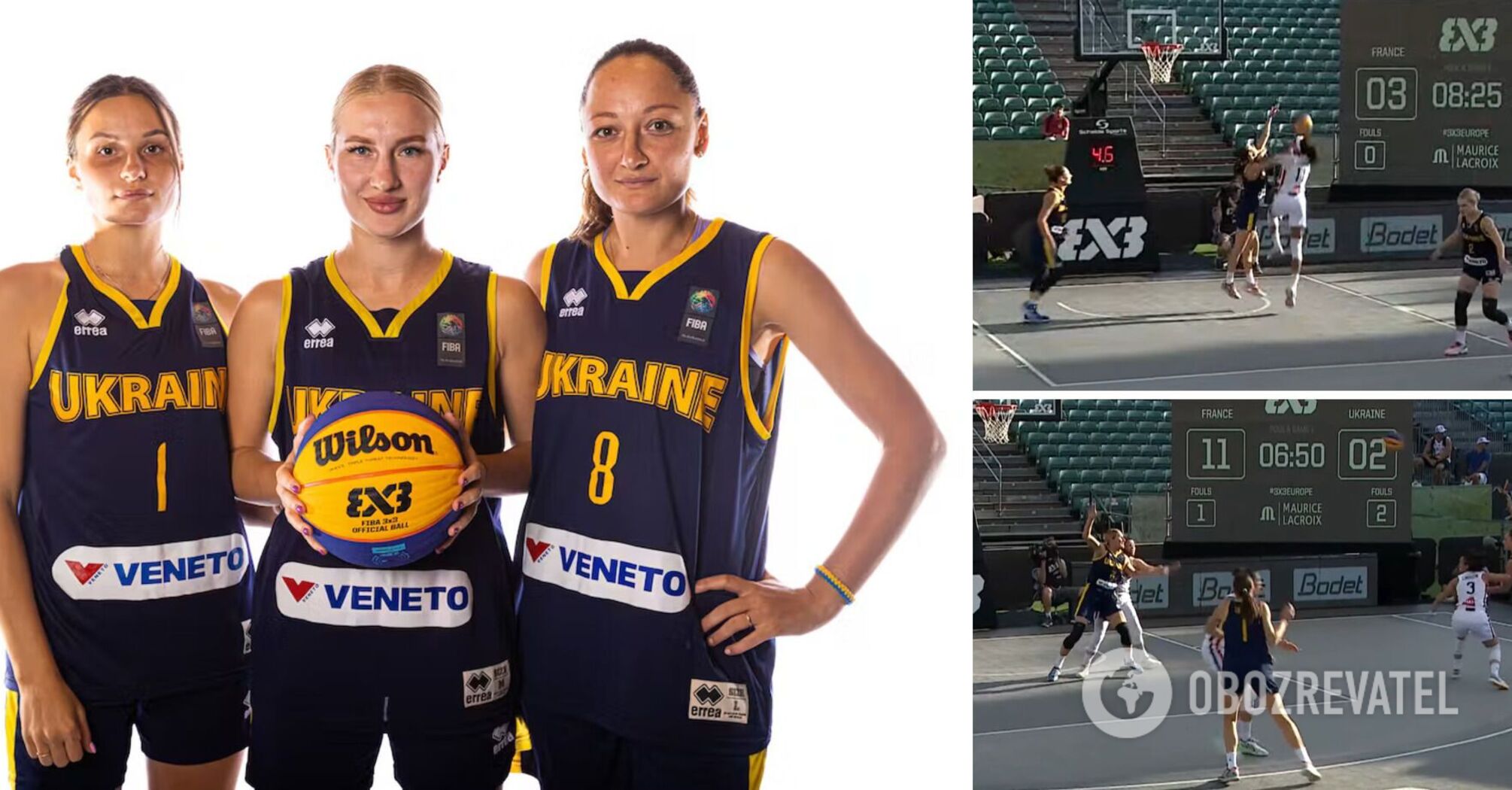 Ukraine loses to reigning champions at the start of EuroBasket 3x3